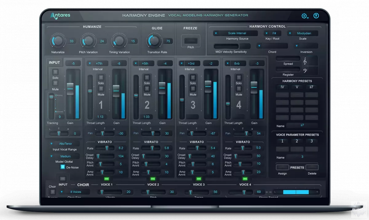 Antares Harmony Engine v4.3.0 CE-V.R screenshot