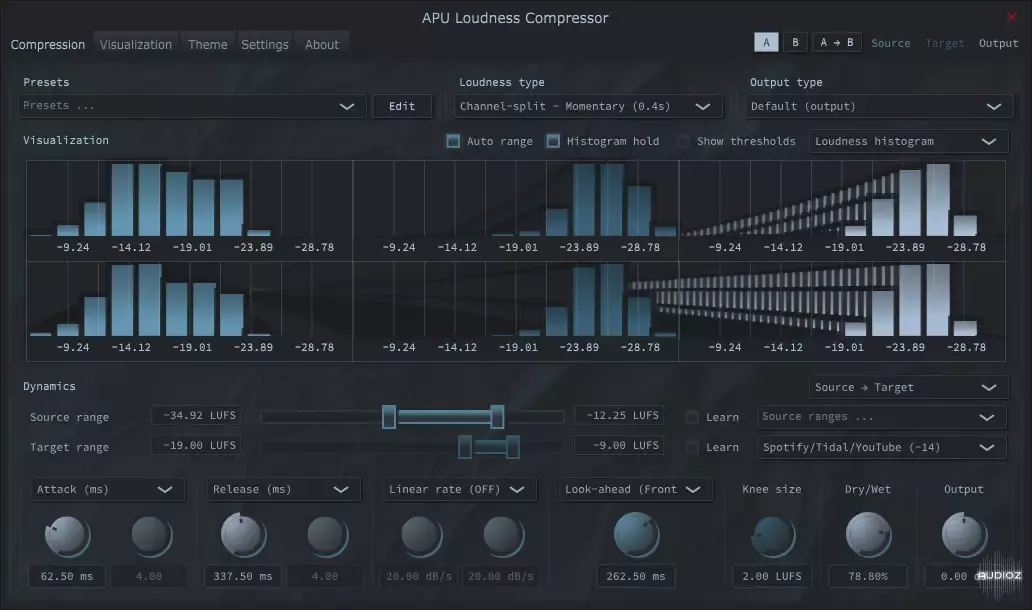 APU Software APU Loudness Compressor v1.9.0-TCD screenshot
