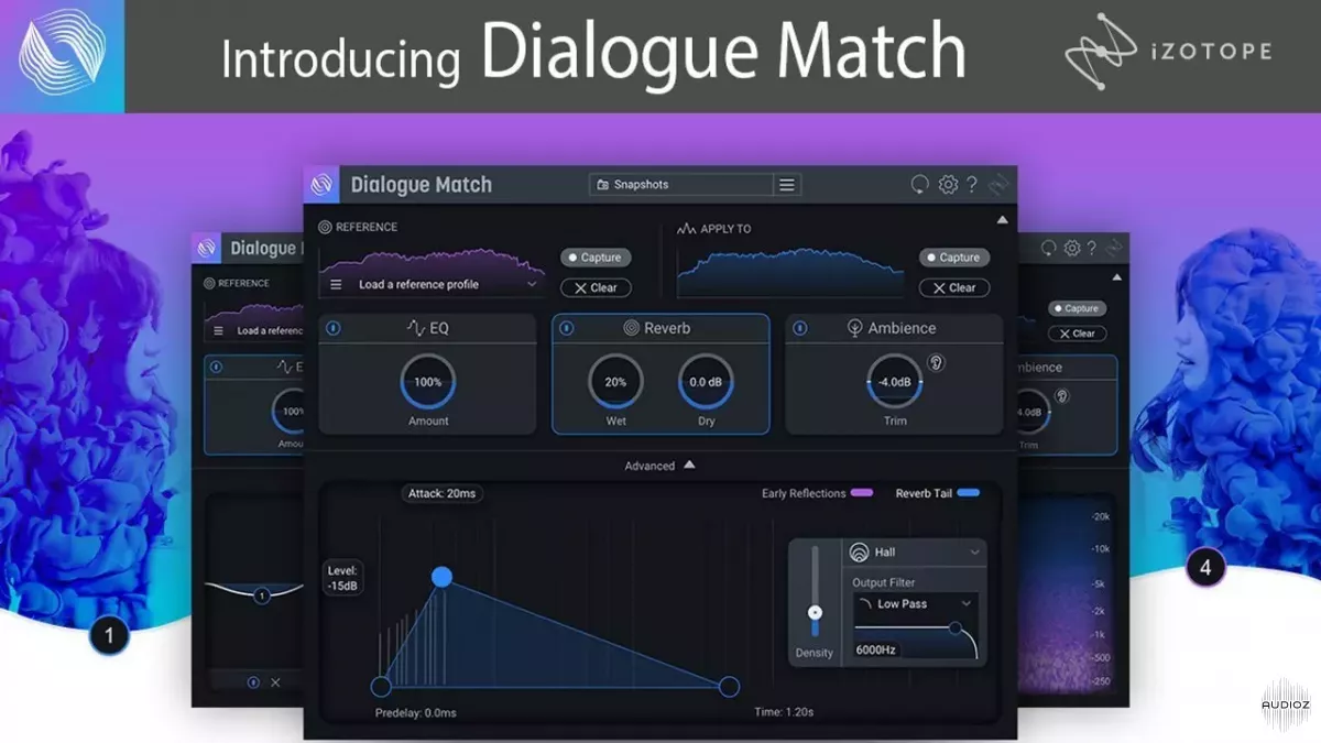 iZotope Dialogue Match v1.1.0 CE-V.R screenshot